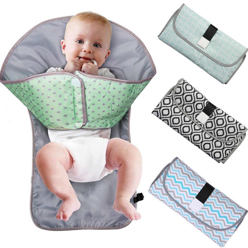 3-in-1 Hands-Free Folding Diaper Bag