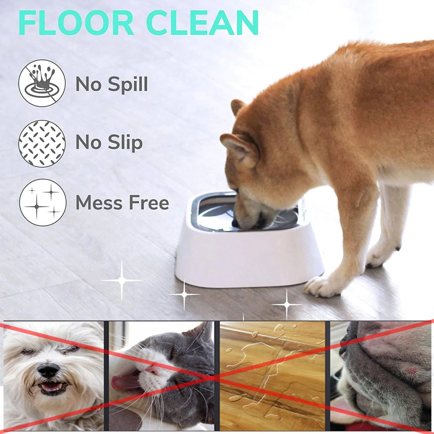 No-Spill Vehicle Dog Water Bowl 