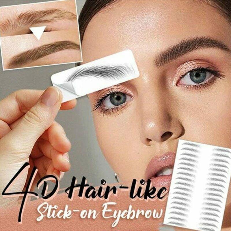 4D Waterproof Fake Eyebrow Tattoo Sticker